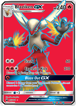 Blaziken GX Celestial Storm 153/168