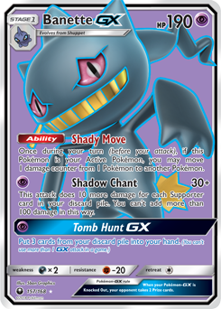 Banette GX Celestial Storm 157/168