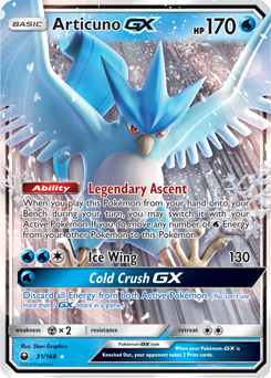 ArticunoGX Celestial Storm 31/168