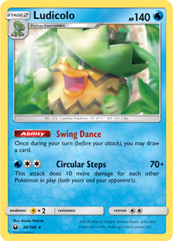 Ludicolo Celestial Storm 38/168