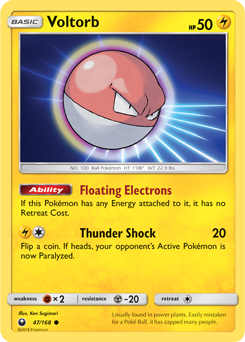 Voltorb Celestial Storm 47/168