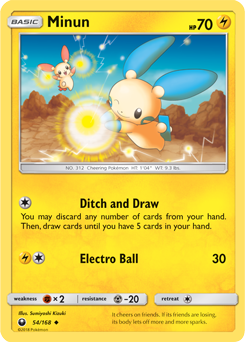 Minun Celestial Storm 54/168