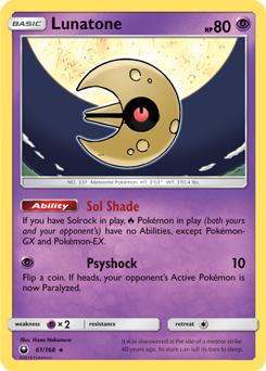 Lunatone Celestial Storm 61/168