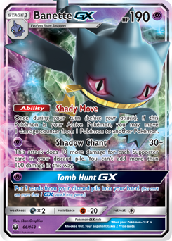 Banette GX Celestial Storm 66/168
