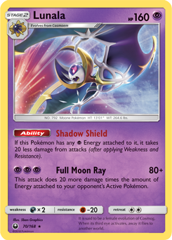 Lunala Celestial Storm 70/168