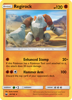 Regirock Celestial Storm 80/168