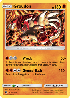 Groudon Celestial Storm 81/168