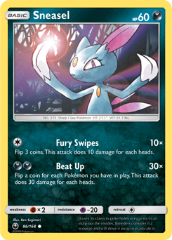 Sneasel Celestial Storm 86/168