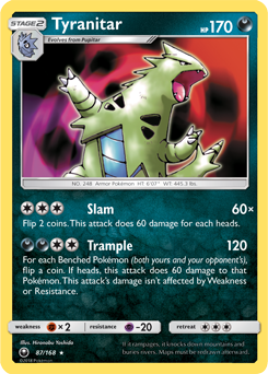 Tyranitar Celestial Storm 87/168