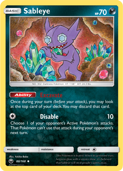 Sableye Celestial Storm 88/168