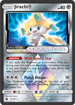 Jirachi Prism Star Celestial Storm 97/168