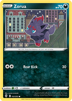 Zorua Evolving Skies 102/203