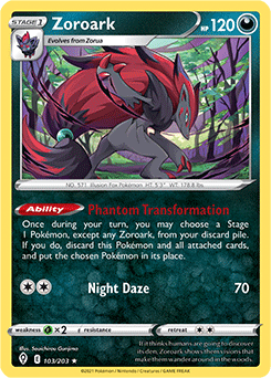 Zoroark Evolving Skies 103/203