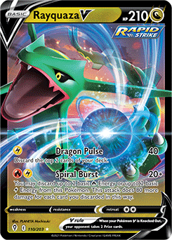 Rayquaza V Evolving Skies 110/203