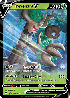 Trevenant V Evolving Skies 13/203