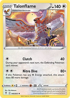 Talonflame Evolving Skies 140/203