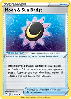 Moon & Sun Badge Evolving Skies 151/203