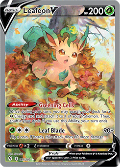 Leafeon V Evolving Skies 167/203