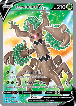 Trevenant V Evolving Skies 168/203