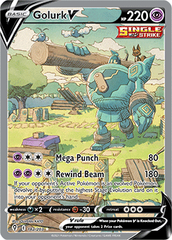 Golurk V Evolving Skies 182/203