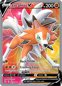 Lycanroc V Evolving Skies 187/203