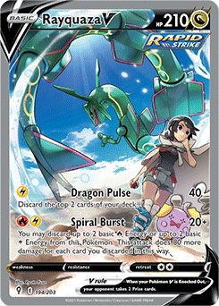 Rayquaza V Evolving Skies 194/203