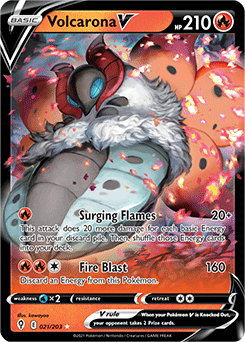 Volcarona V Evolving Skies 21/203