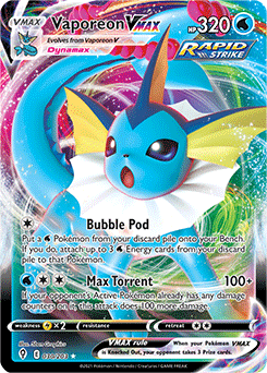 Vaporeon VMAX Evolving Skies 30/203