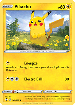 Pikachu Evolving Skies 49/203