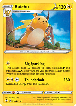 Raichu Evolving Skies 50/203