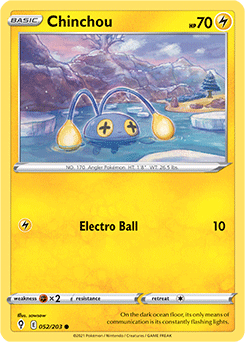 Chinchou Evolving Skies 52/203