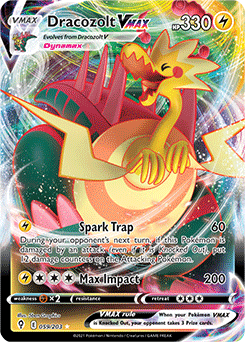 Dracozolt VMAX Evolving Skies 59/203