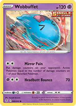 Wobbuffet Evolving Skies Storm 66/203