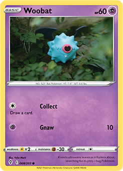 Woobat Evolving Skies 68/203