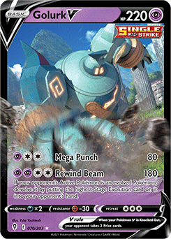 Golurk V Evolving Skies 70/203