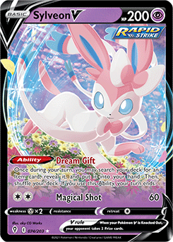 Sylveon V Evolving Skies 74/203