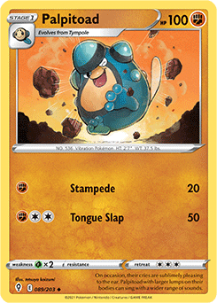 Palpitoad Evolving Skies 89/203