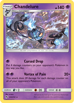 Chandelure Lost Thunder 103/214