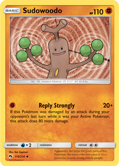 Sudowoodo Lost Thunder 110/214