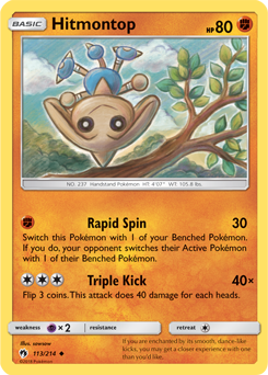 Hitmontop Lost Thunder 113/214