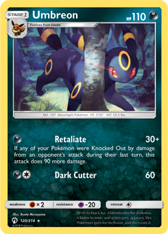Umbreon Lost Thunder 120/214