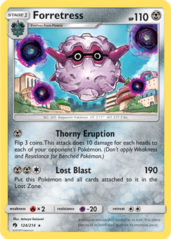 Forretress Lost Thunder 124/214