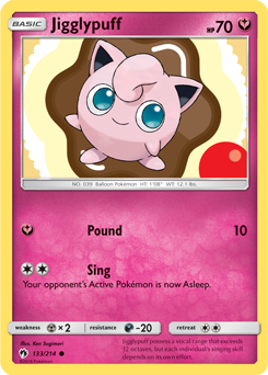 Jigglypuff Lost Thunder 133/214