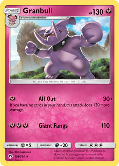 Granbull Lost Thunder 138/214