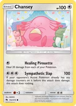 Chansey Lost Thunder 152/214