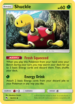 Shuckle Lost Thunder 16/214