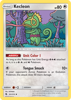 Kecleon Lost Thunder 161/214
