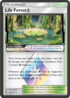 Life Forest Prism Star Lost Thunder 180/214
