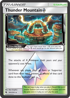 Thunder Mountain Prism Star Lost Thunder 191/214