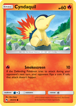 Cyndaquil Lost Thunder 39/214